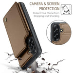 Porta carte RFID antifurto CaseMe C22 per Samsung Galaxy A56, A36, S25 e S25+ 5G