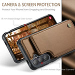 Porta carte RFID antifurto CaseMe C22 per Samsung Galaxy S26, A57, A37 e S25