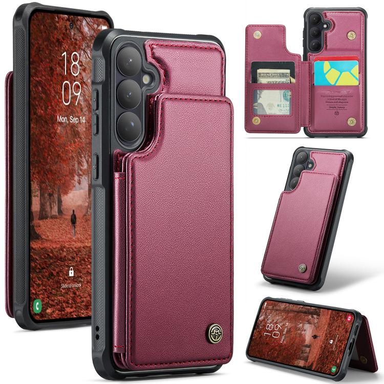 Porta carte RFID antifurto CaseMe C22 per Samsung Galaxy S26, A57, A37 e S25