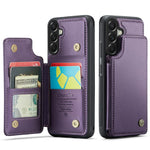 Porta carte RFID antifurto CaseMe C22 per Samsung Galaxy S26, A57, A37 e S25