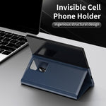 Custodia in pelle Smart View Window con slot per carte per Samsung Galaxy Z