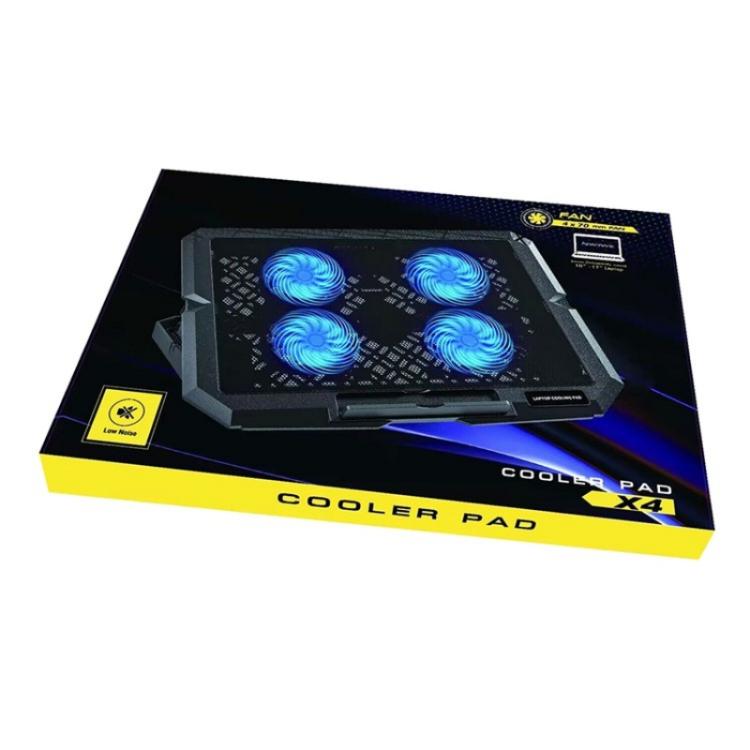 X4 Pad Raffreddamento Laptop 4 Ventole 7 Velocità