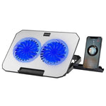 Supporto laptop regolabile con doppia porta USB e raffreddamento