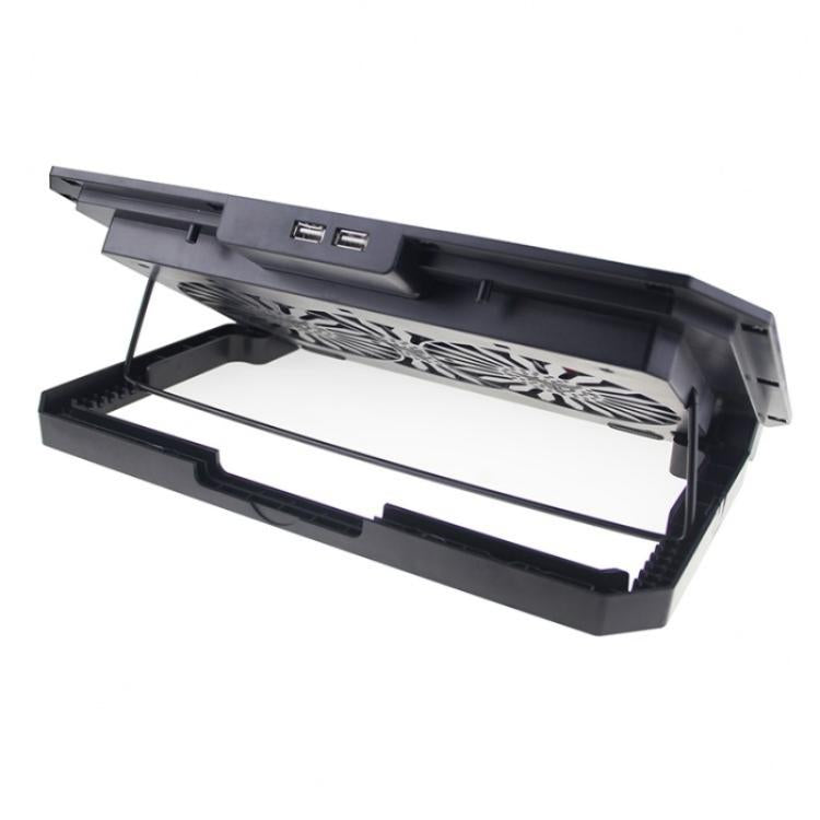 Supporto laptop regolabile con doppia porta USB e raffreddamento
