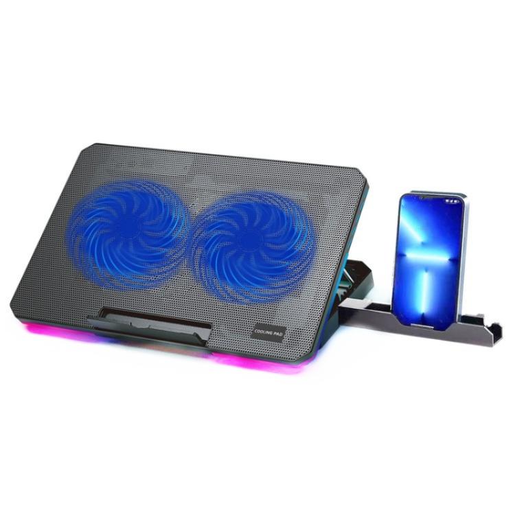 Supporto raffreddamento laptop doppia ventola 17 pollici