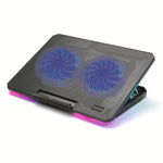 Supporto raffreddamento laptop doppia ventola 17 pollici