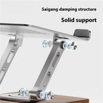 Supporto da tavolo pieghevole in legno per tablet e laptop