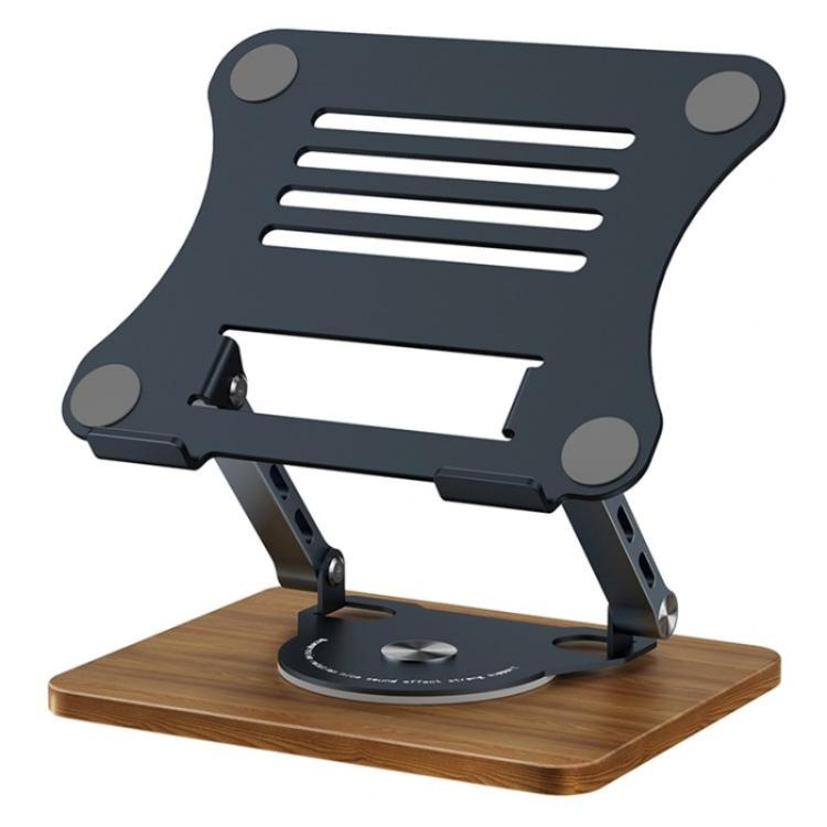 Supporto pieghevole in metallo e legno per laptop J31