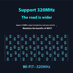 Adattatore USB 3.0 WiFi 7 Tri-Band 6500 Mbps per PC