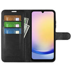Custodia per telefono in pelle con supporto e motivo a flip orizzontale per