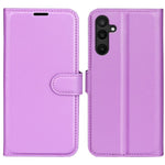 Custodia in pelle con supporto e motivo a flip orizzontale per Galaxy M36 5G e