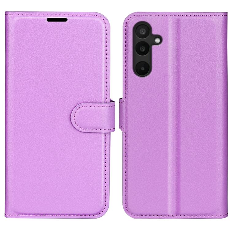 Custodia in pelle con supporto e motivo a flip orizzontale per Galaxy M36 5G e