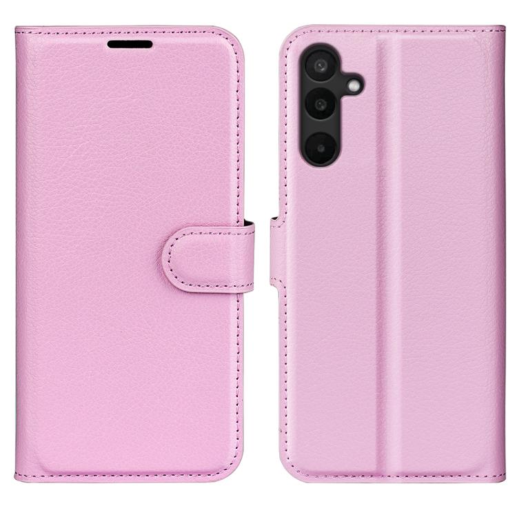 Custodia in pelle con supporto e motivo a flip orizzontale per Galaxy M36 5G e