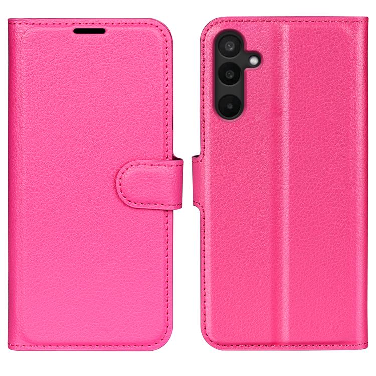 Custodia in pelle con supporto e motivo a flip orizzontale per Galaxy M36 5G e