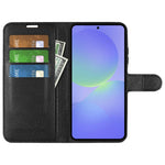 Custodia in pelle con supporto e motivo a flip orizzontale per Galaxy A37 e A27
