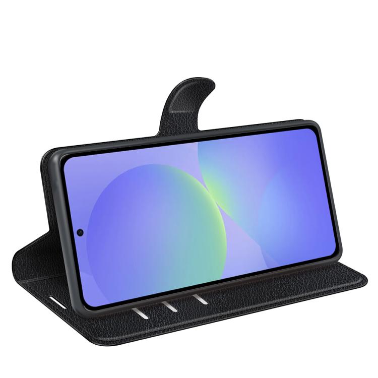 Custodia in pelle con supporto e motivo a flip orizzontale per Galaxy A37 e A27