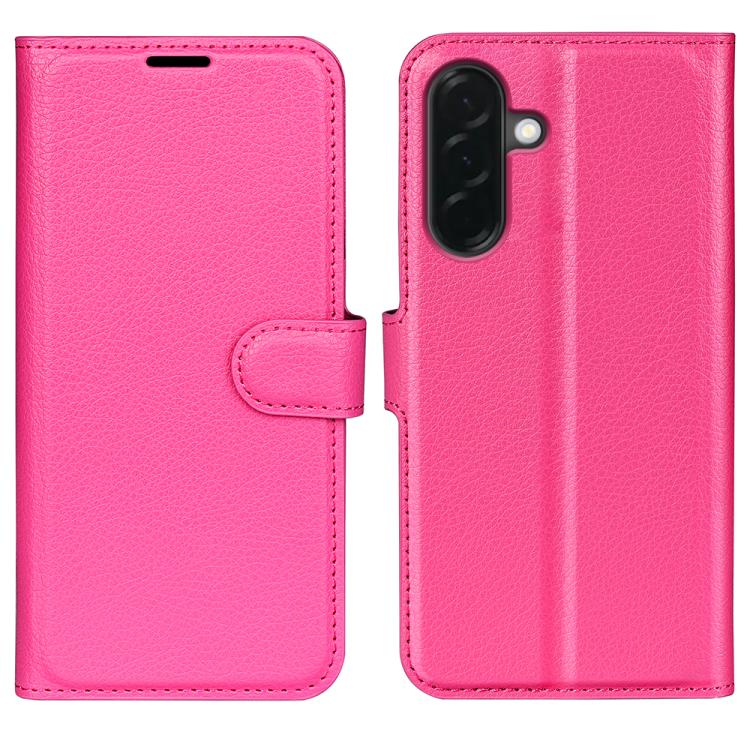Custodia in pelle con supporto e motivo a flip orizzontale per Galaxy A37 e A27