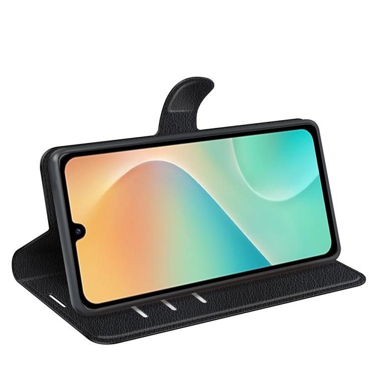 Custodia in pelle con supporto e motivo a flip orizzontale per Galaxy M36 5G e