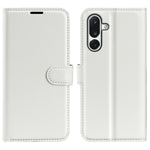 Custodia in pelle con supporto e motivo a flip orizzontale per Galaxy M36 5G e