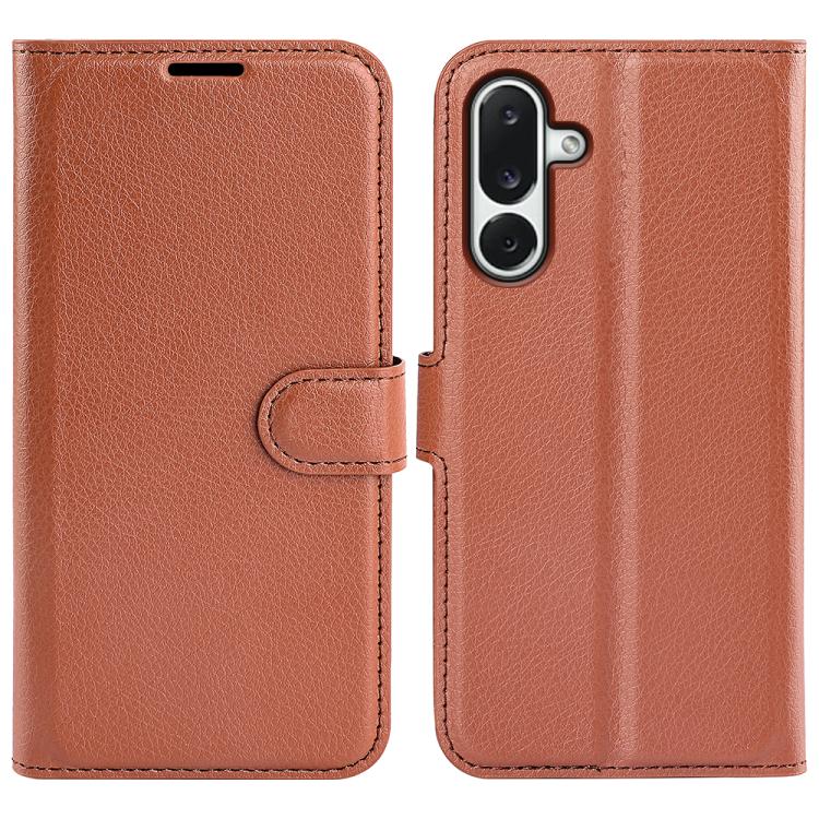 Custodia in pelle con supporto e motivo a flip orizzontale per Galaxy M36 5G e