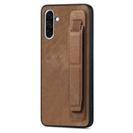 Custodia retro in pelle con porta braccialetto per Samsung Galaxy A36