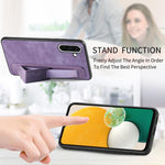 Custodia retro in pelle con porta braccialetto per Samsung Galaxy A36