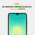 Pellicola in vetro temperato per schermo curvo antideflagrante MOFI 9H 3D, For Galaxy S26 FE 5G, For Galaxy S26+ 5G Unlock, For Galaxy S26 Ultra 5G Unlock, For Galaxy S26 5G Unlock, For Samsung Galaxy A27 5G, For Samsung Galaxy S25 FE 5G               ...