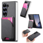 Custodia magnetica in pelle e tessuto per Galaxy Z Fold8 Ultra 5G, Fold7 5G e