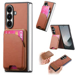 Custodia magnetica in pelle e tessuto per Galaxy Z Fold8 Ultra 5G, Fold7 5G e