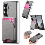 Custodia magnetica in pelle e tessuto per Galaxy Z Fold8 Ultra 5G, Fold7 5G e