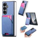 Custodia magnetica in pelle e tessuto per Galaxy Z Fold8 Ultra 5G, Fold7 5G e