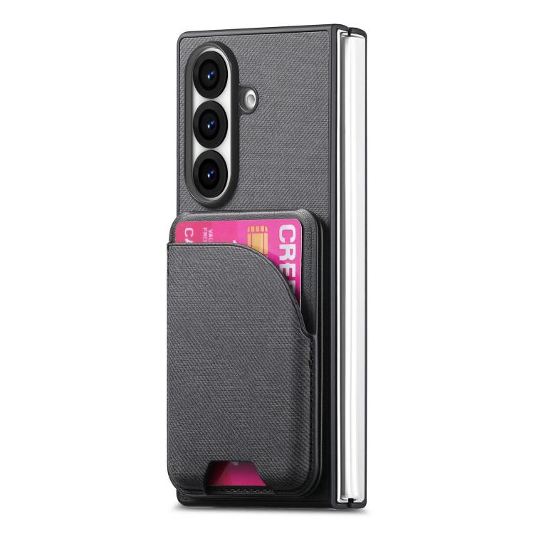 Custodia magnetica in pelle e tessuto per Galaxy Z Fold8 Ultra 5G, Fold7 5G e