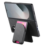 Custodia magnetica in pelle e tessuto per Galaxy Z Fold8 Ultra 5G, Fold7 5G e