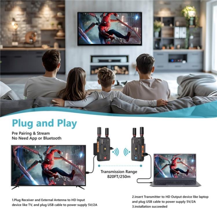 Trasmettitore ricevitore wireless VRRIIS 097PRO 4K HD