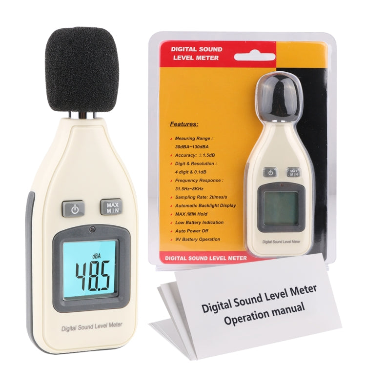Fonometro digitale GM1351 30-130 dB con display LCD - immagine 2