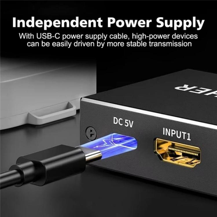 Switch HDMI 2.1 3 ingressi 1 uscita 8K 4K 120Hz HDR