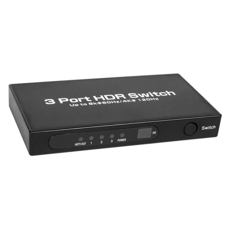 Switch HDMI 3x1 8K 60Hz per console gaming e PC