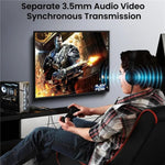 Splitter DisplayPort 1.4 4K 144Hz con Audio e MST Hub