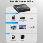 Splitter DisplayPort 1.4 4K 144Hz con Audio e MST Hub