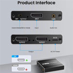 Splitter DisplayPort 1.4 4K 144Hz con Audio e MST Hub