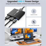 Splitter DisplayPort 1.4 4K 144Hz con Audio e MST Hub