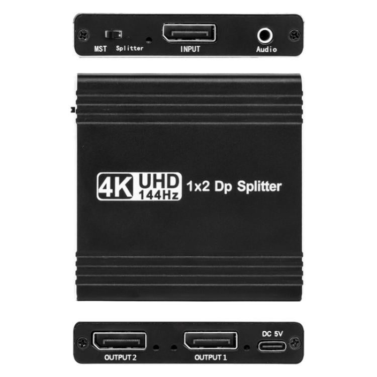Splitter DisplayPort 1.4 4K 144Hz con Audio e MST Hub