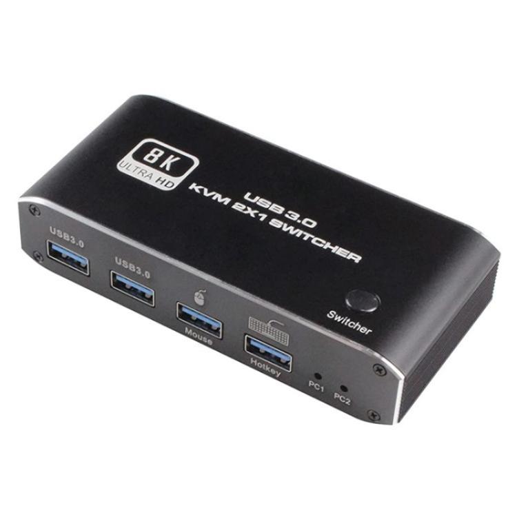 K4 Switcher KVM HDMI 2.1 2x1 USB 3.0 8K Ultra HD
