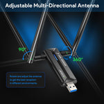 EDUP EP-AX1672 Adattatore WiFi 6E USB 3.0 AX3000