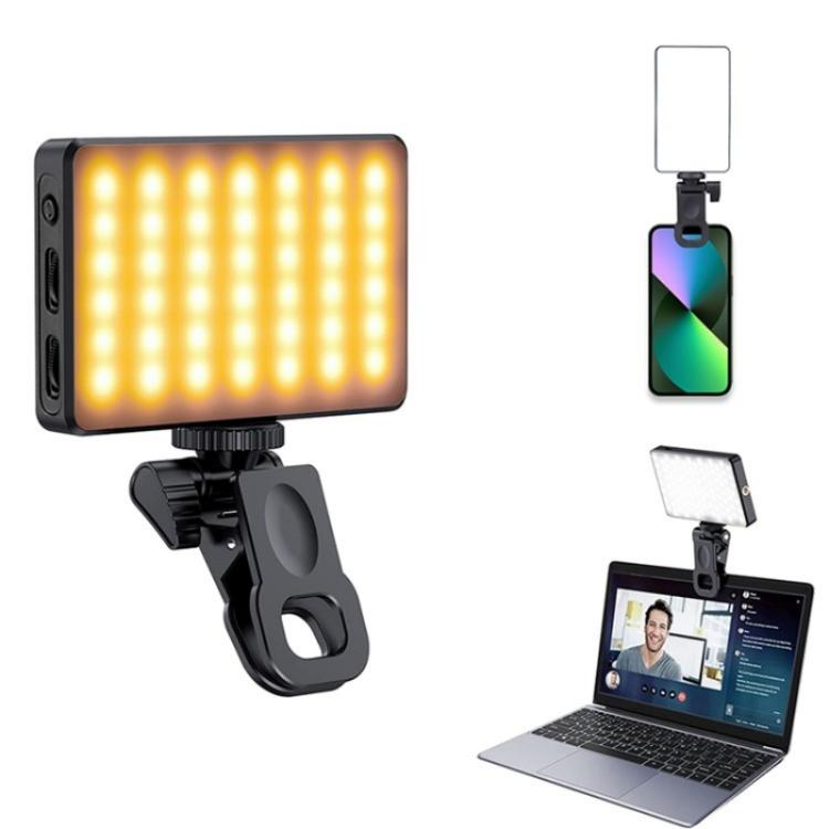 Luce LED T140 con clip per smartphone, foto e video - immagine 2
