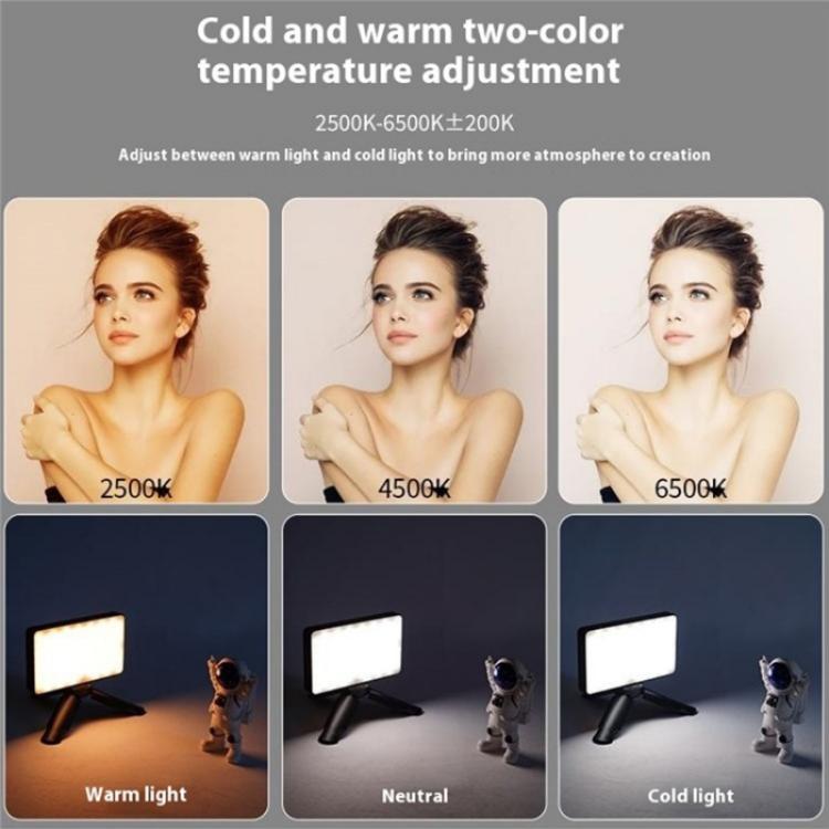 Luce LED T140 con clip per smartphone, foto e video - immagine 7
