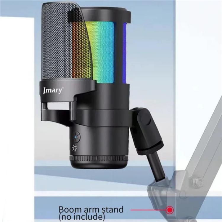 Microfono da tavolo JMARY MC-PW13 cardioide con luce RGB - immagine 8