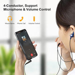 Adattatore audio 3,5mm TRRS angolo 90° maschio-femmina
