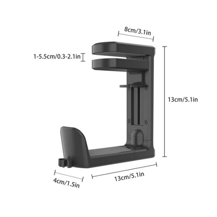 Supporto girevole 360° per cuffie da scrivania