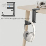 Supporto girevole 360° per cuffie da scrivania
